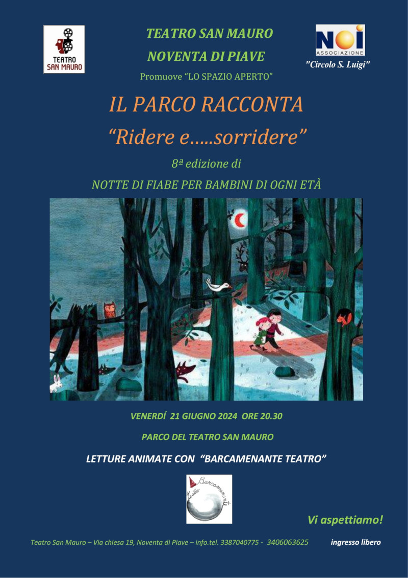 LOCANDINA FIABE NEL PARCO DEL TEATRO SAN MAURO 30 1